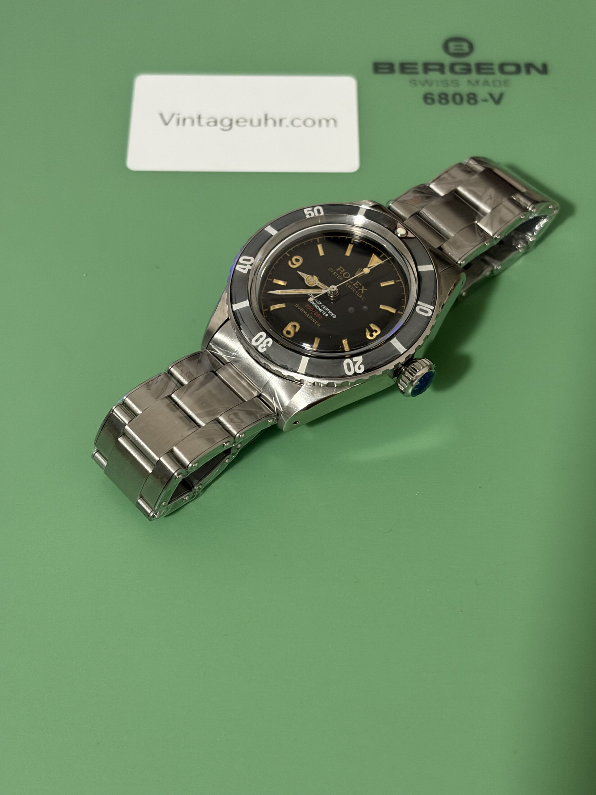 Rolex Submariner 6538 3 6 9 Dial 4 Liners 1225 - 2