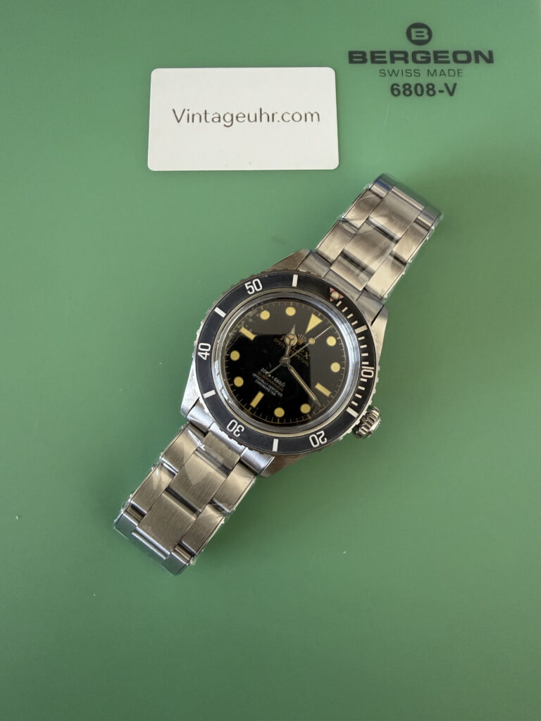 Rolex 6538 Submariner Big Crown 4 Liner Dial Red Triangle Bezel with Hash 0326 - 13